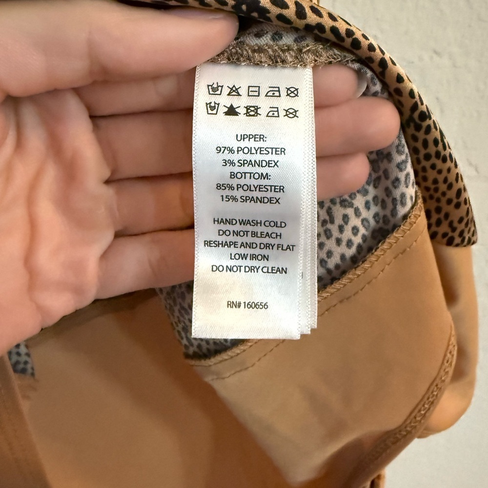 Sincerely Jules Leopard Print Satin Cowl Neck Bodysuit - Picture 10 of 10